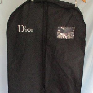 DIOR Zip Folding Garment Bag TRAVEL ORGANIZER BLACK 24 x 39